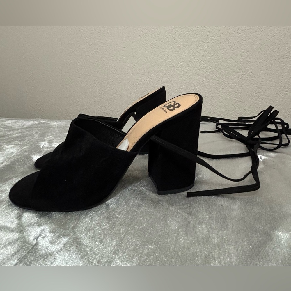 NEW, GIANNI BINI, Kat Kall, Ankle Wrap Block Heel Mule. - Picture 4 of 9